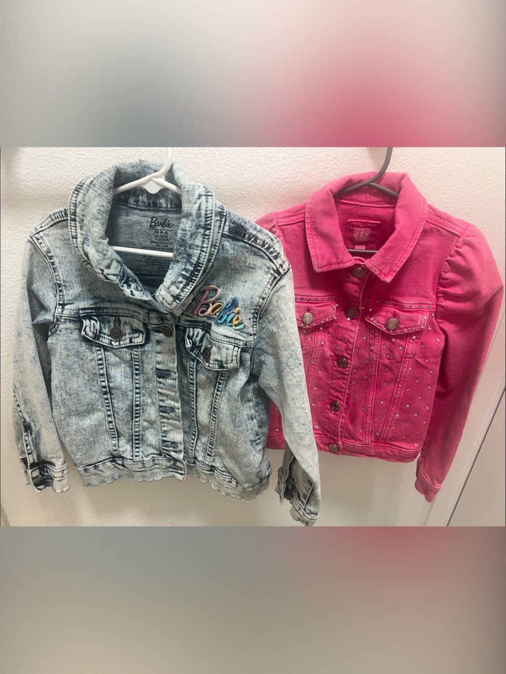 Barbie Denim Jacket & Pink Studded Gap Barbie Jacket